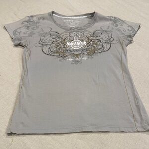 Hard Rock Cafe Graphic Gray Women's Tee